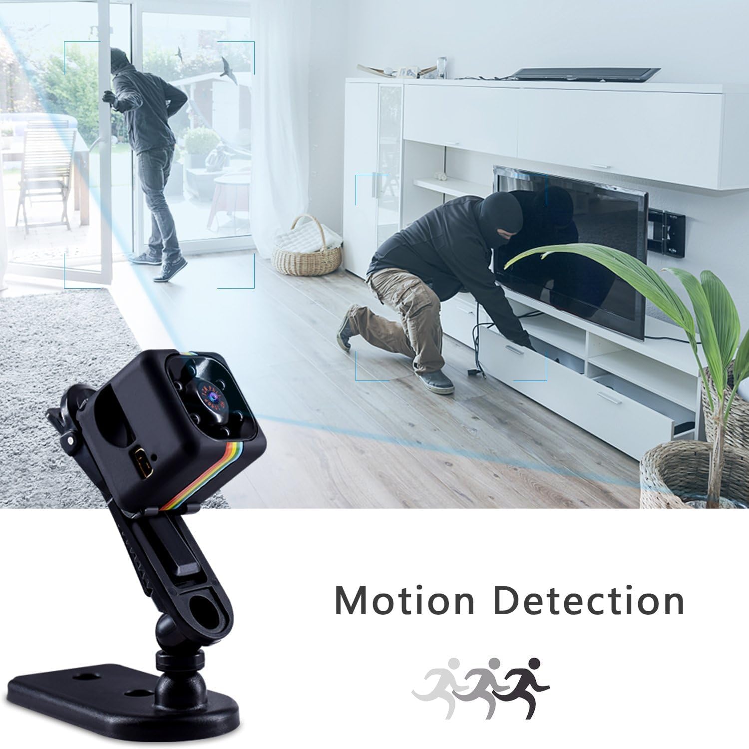 Portable HD 1080P Mini Camera with Night Vision And Motion Detection