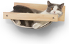 Sturdy Wooden Cat Wall Furniture with Hammock