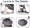Multi-Level Cat Tree Tower with Scratching Posts And Plush Basket