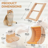 Moon-Shaped Cat Hammock Wall Set