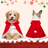 Soft Christmas Pet Cape with Hat