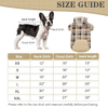 Soft Warm Plaid Dog Hoodie