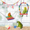 Hanging Standing Hammock Colorful Bird Toy