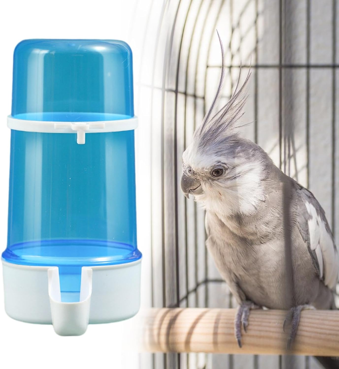 Automatic Pet Bird Water Feeder with Large Capacity And Easy Installation