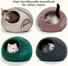 WHKJ Handmade Merino Wool Cat Bed Cave