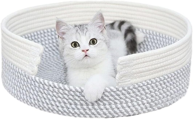 WHKJ Cotton Rope Cat Bed