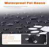 Weatherproof Insulated Cat House with Transparent Curtain