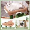 Cute Cactus Cat Tree with Private Condo And Scratching Posts