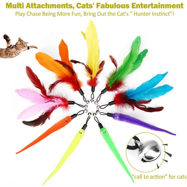 Interactive Colorful Cat Toys