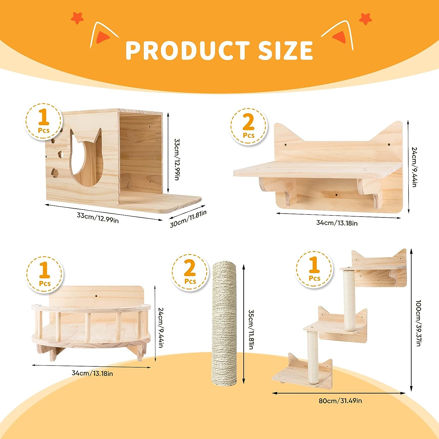Pine Cat Wall Frame for Climbing
