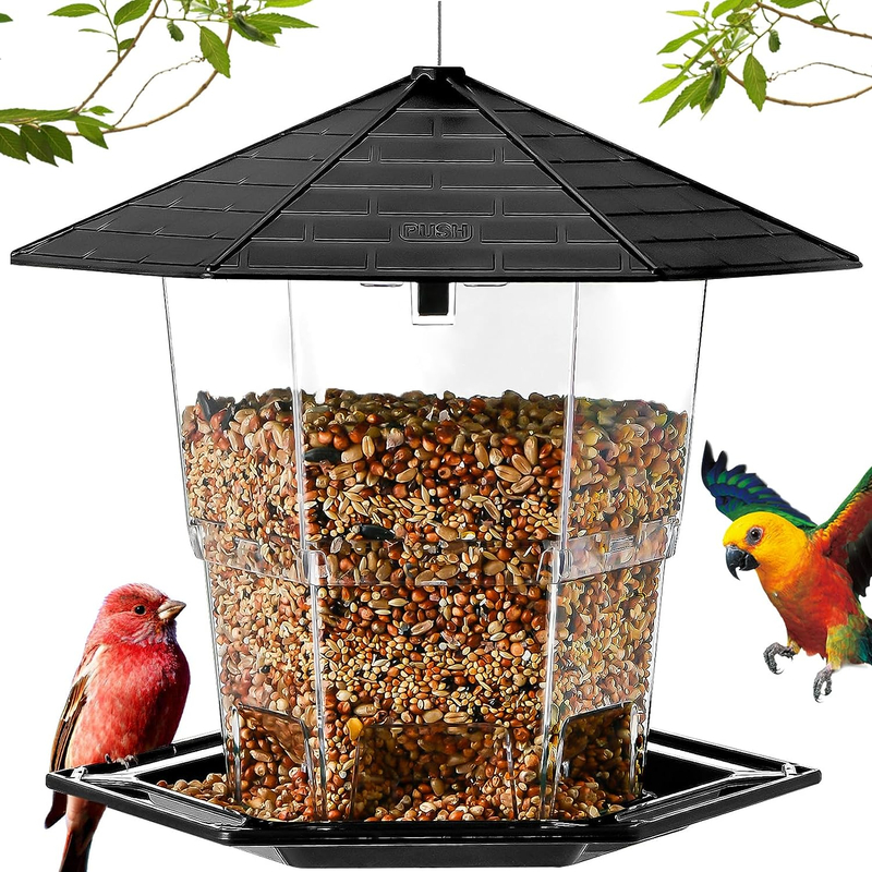 Bird Feeders for Ourside with A Latch Feature