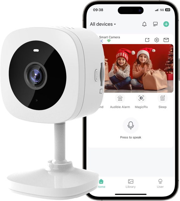 Advanced Camera with Night Vision And Two-Way Audio for Home Security