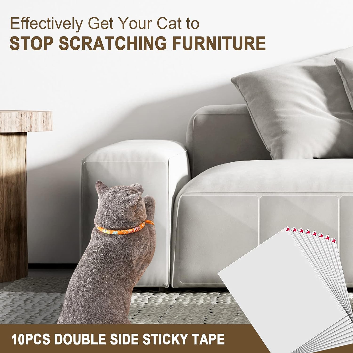 Transparent Cat Scratch Deterrent Tape