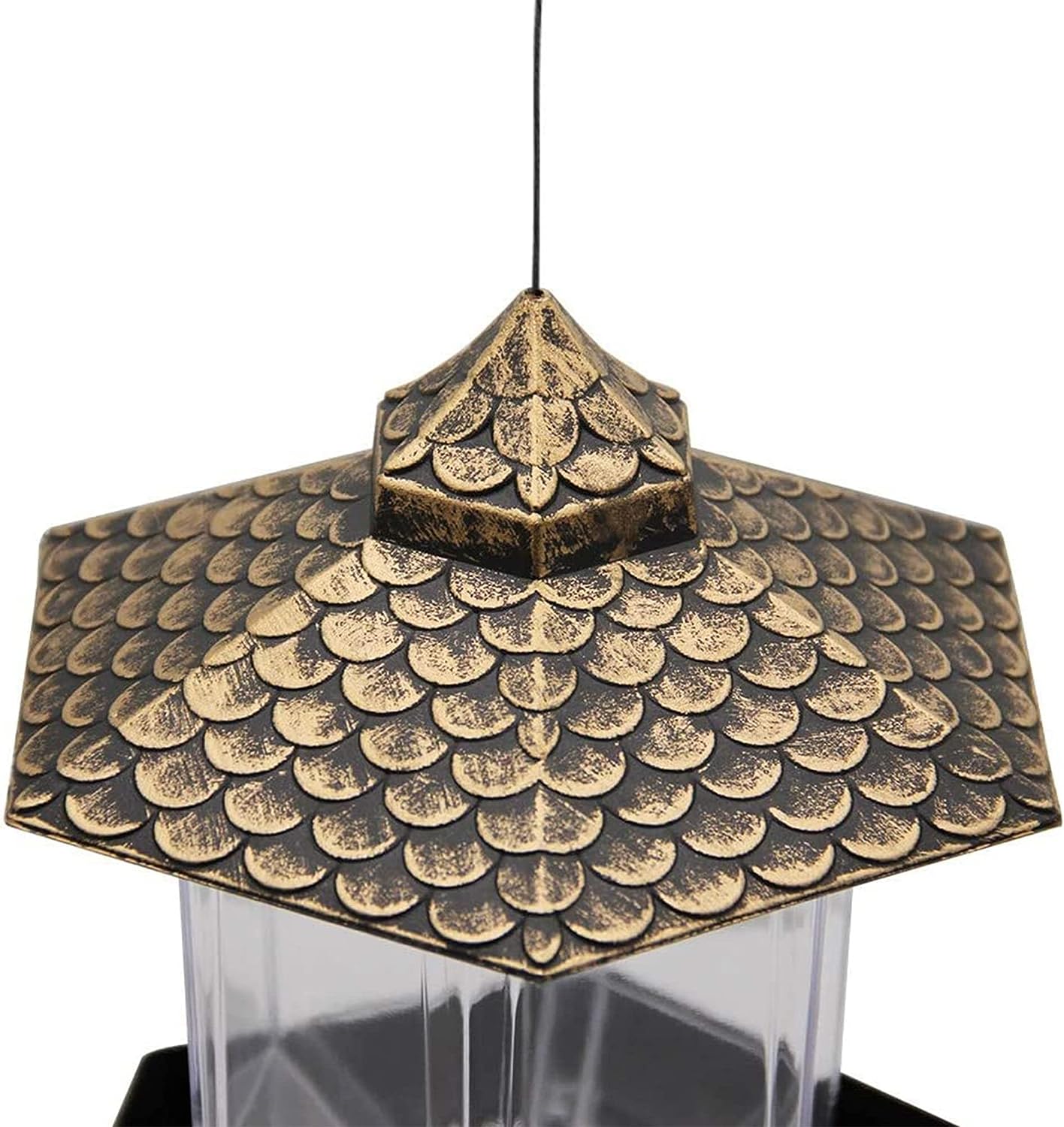 Hexagon Shaped Wild Bird Feeder with Large Capacity