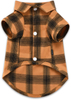 Plaid Dog Clothes for Small Dogs Shirts