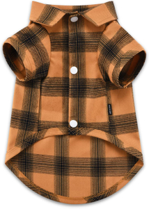 Plaid Dog Clothes for Small Dogs Shirts