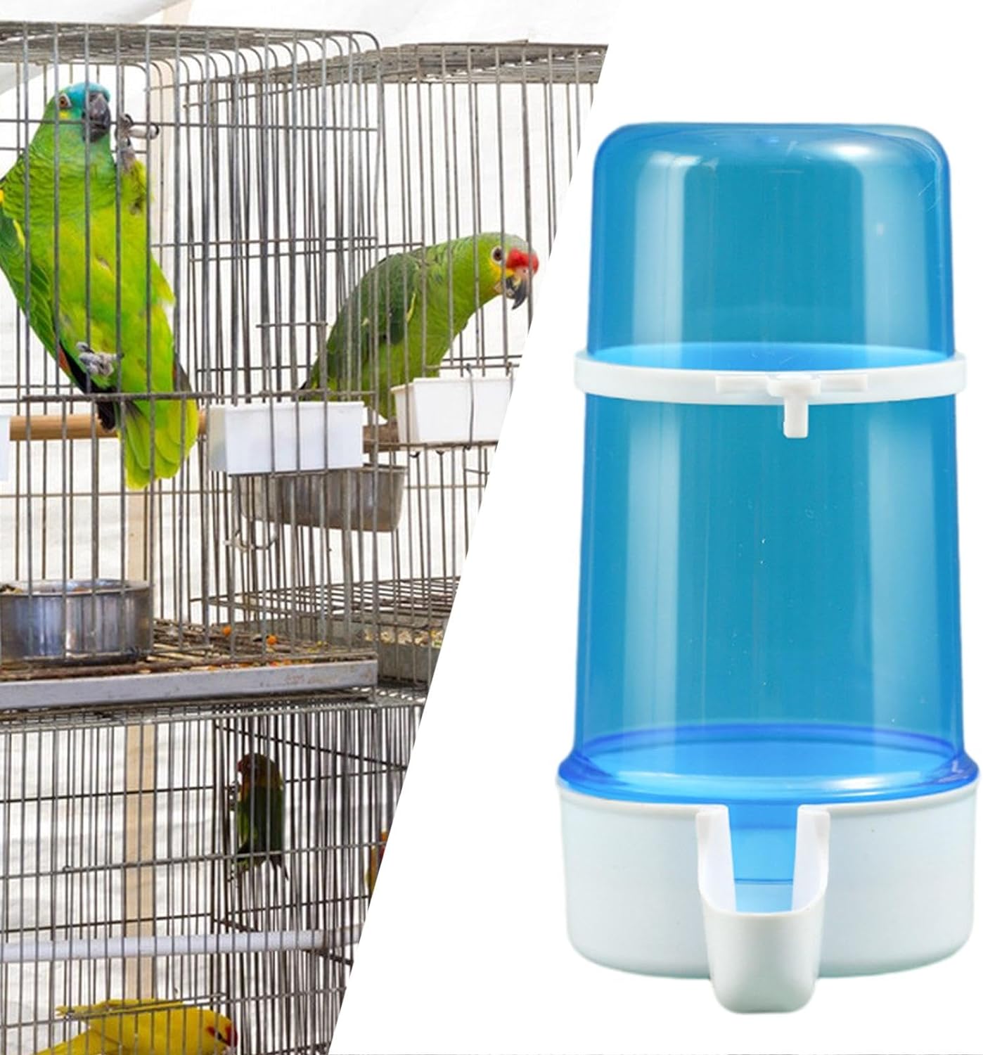 Automatic Pet Bird Water Feeder with Large Capacity And Easy Installation