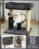Cozy And Interactive Cat Tree Tower with Scratching Post
