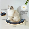 Curved Cat Wall Shelf with Cushion