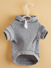 Basic Cat Hoodie Light Grey