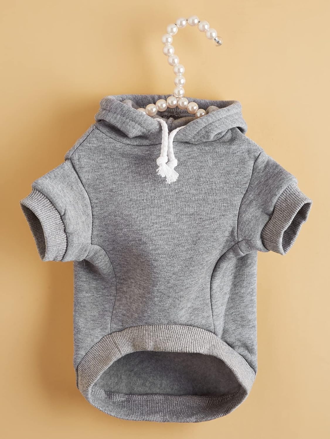 Basic Cat Hoodie Light Grey