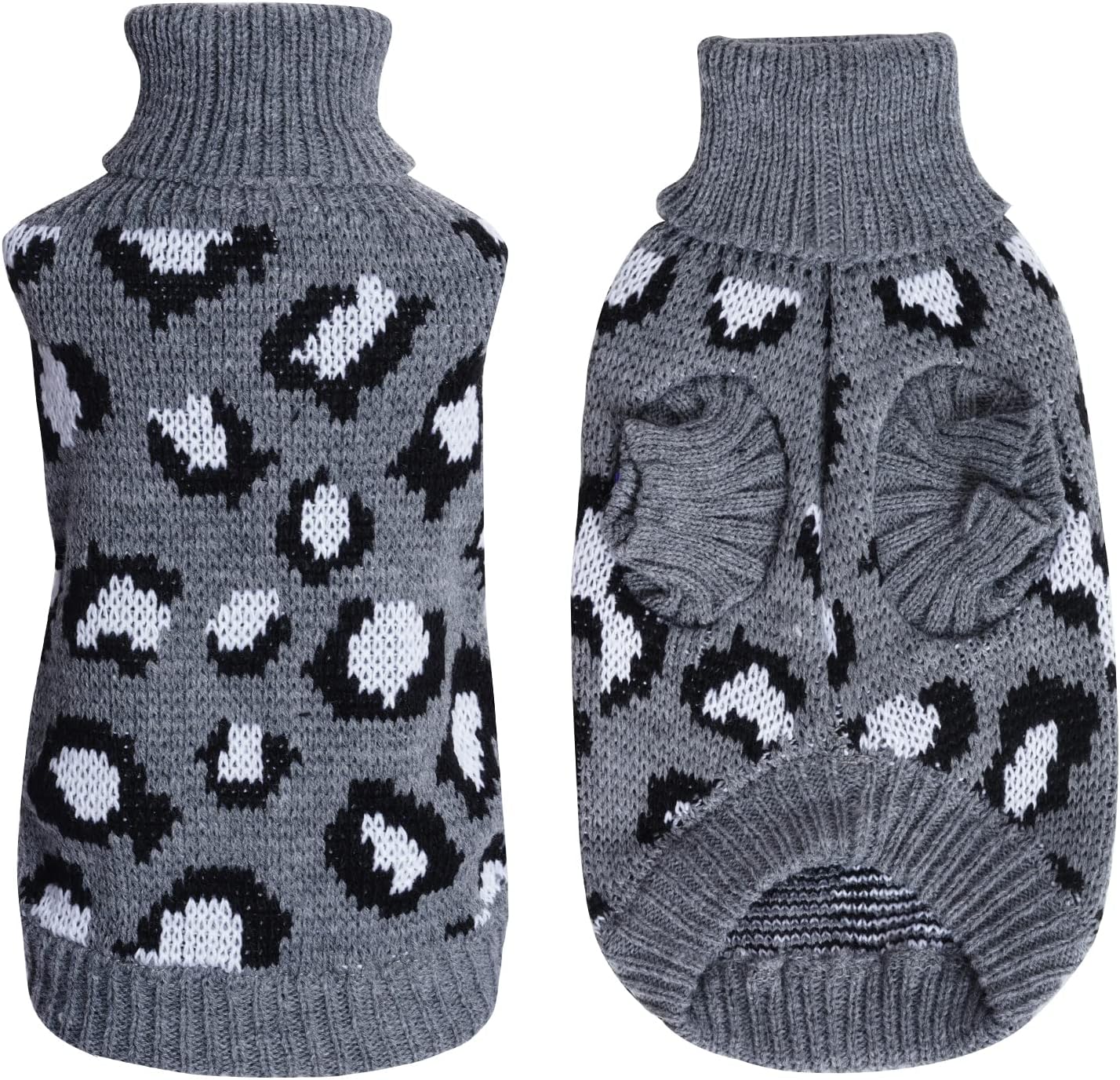 Leopard Knitted Winter Sweater for Cats And Small Dogs