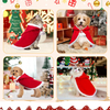 Soft Christmas Pet Cape with Hat