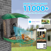 Advanced Solar-Powered Bird Feeder Camera with AI Bird Recognition and 1080P HD Night Vision