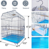 Small Parakeet Bird Cage with Accessories And Easy Cleaning Features