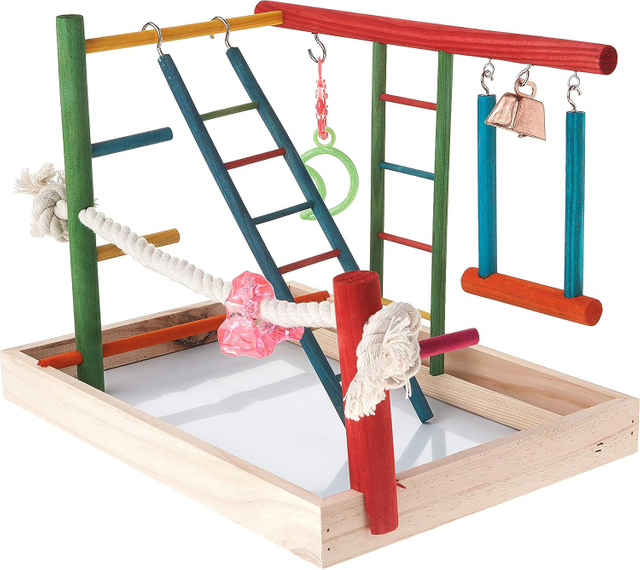 Bird Wooden Fence Toy