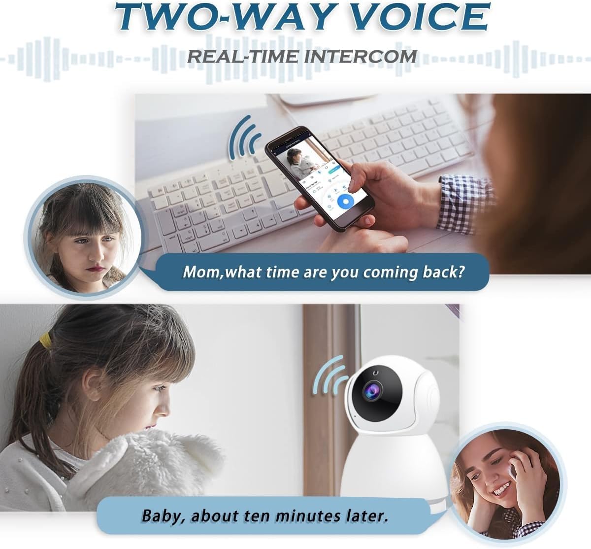 Indoor Pan/Tilt Smart Security Camera
