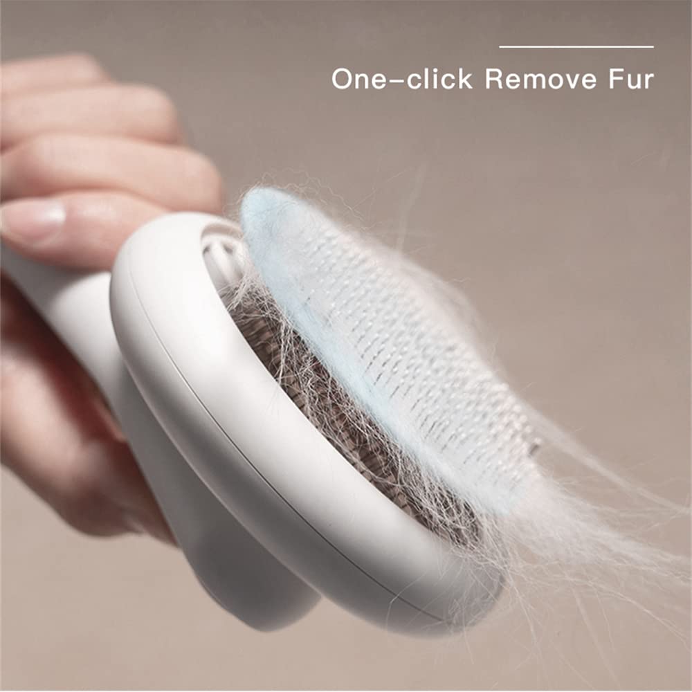 Cat Brush for Shedding And Grooming with Release Button