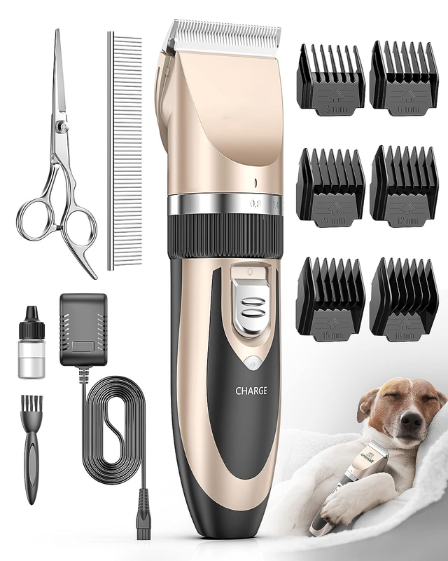 Low Noise Rechargeable Electric Silent Pet Hair Clipper