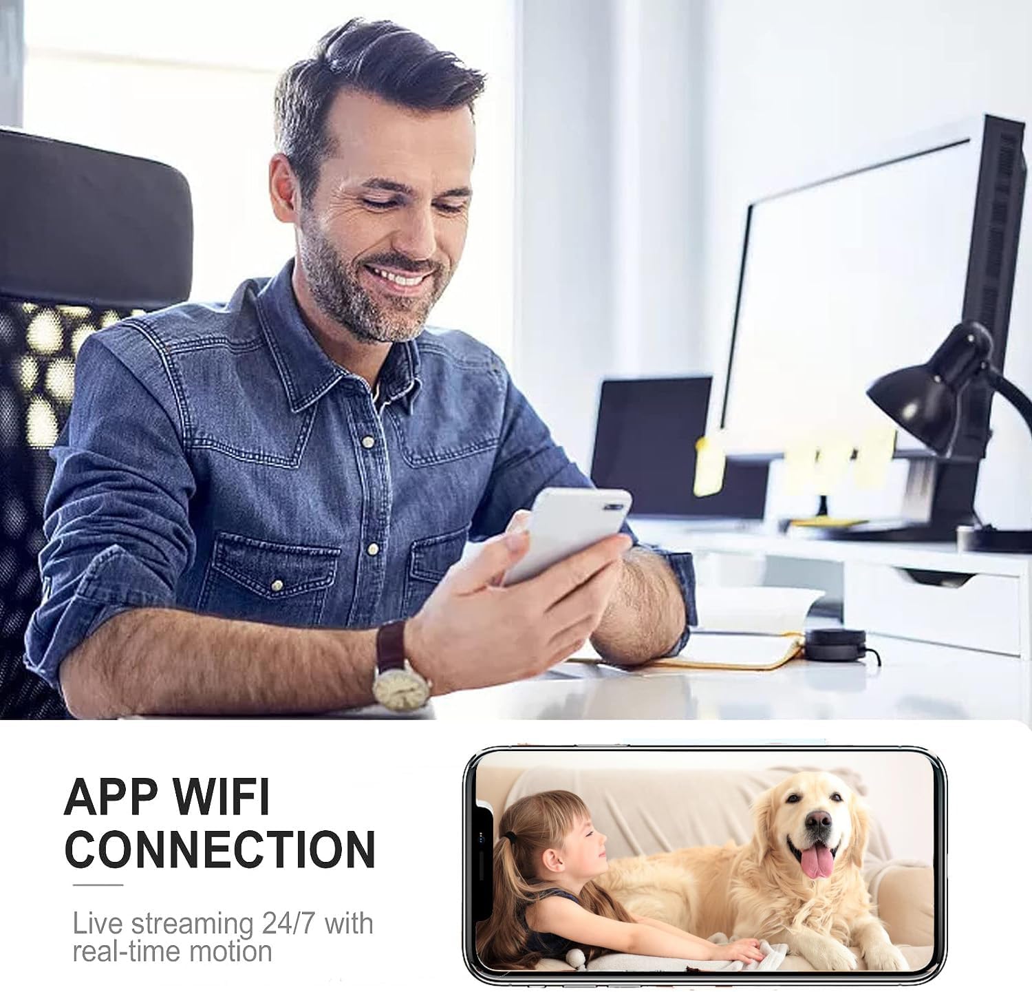 4K WiFi Hidden Camera with AI Motion Detection And Cloud Storage