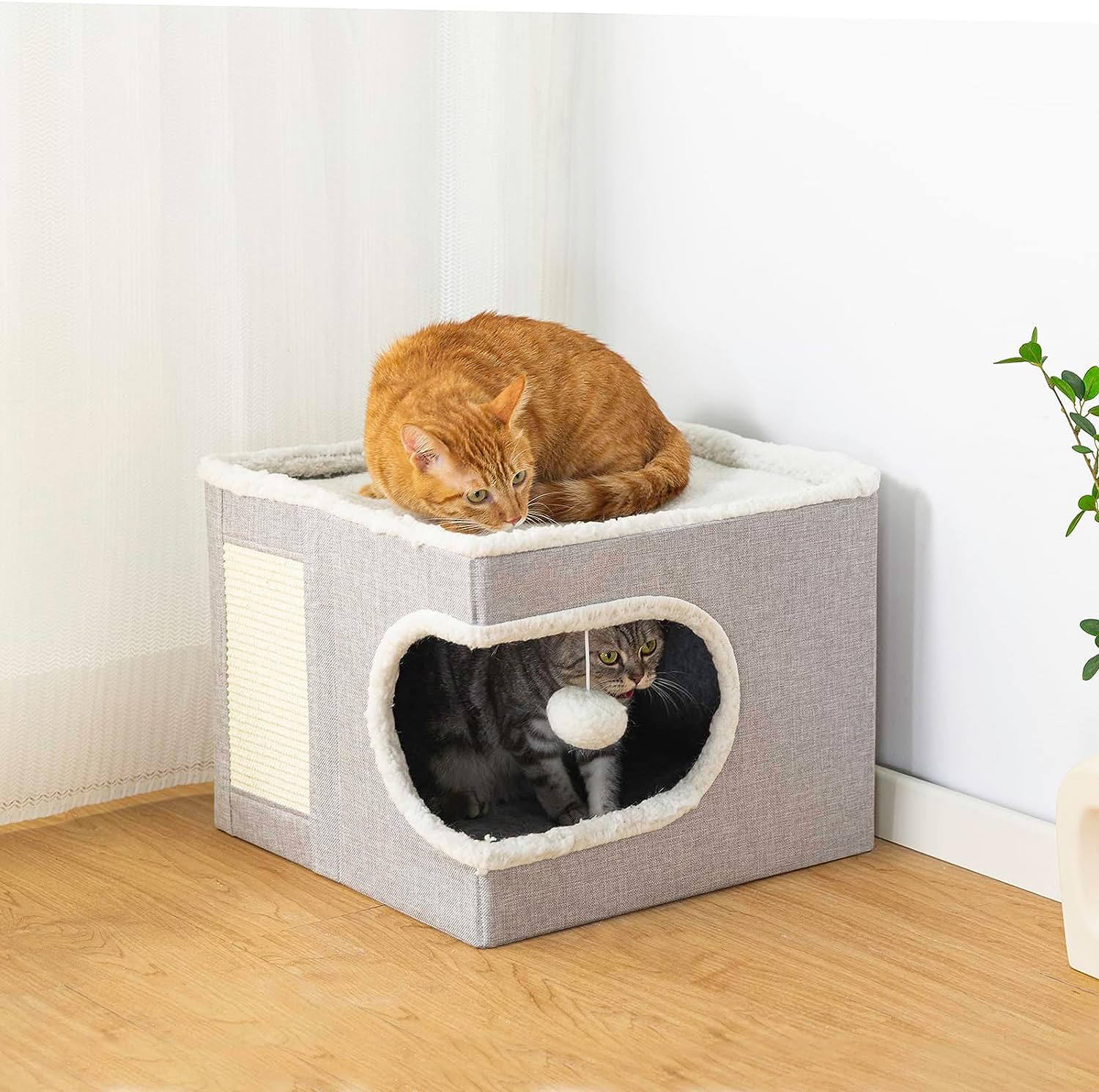 WHKJ Covered Cat Cube House