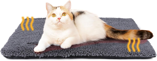 Self-Warming Pet Bed with Removable Cover