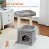 Cozy Cat Tree Tower with Plush Perches And Sisal Scratching Posts