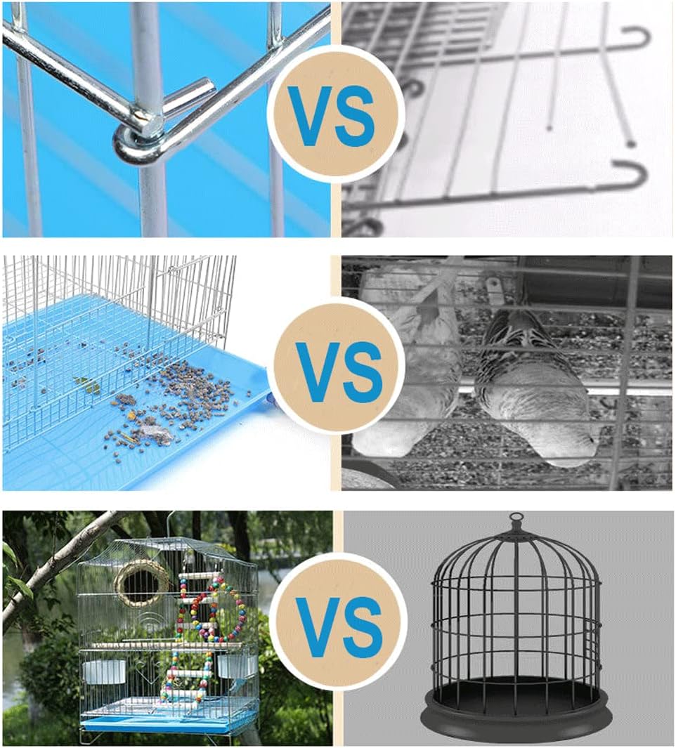 Small Parakeet Bird Cage with Accessories And Easy Cleaning Features
