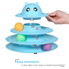 Wehao Interactive Cat Toy Tower with Spinning Balls