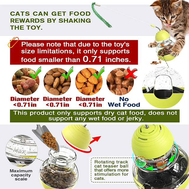 Wehao Wobble High-Elasticity Interactive Feeder Toy