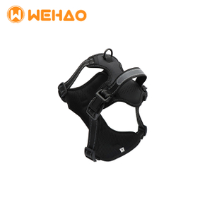 Wehao Dual Leash Dog Harness Reflective Padded Adjustable Handle