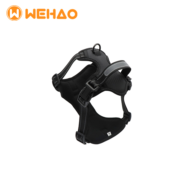 Wehao Dual Leash Dog Harness Reflective Padded Adjustable Handle