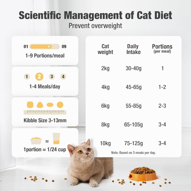Wehao Pets 6L Pet Automatic Feeder For Cats & Dogs