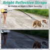 Wehao Sturdy Heavy Duty Anti Shock Bungee Dog Leash Reflective