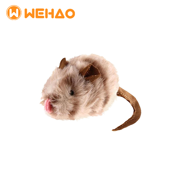 Wehao Realistic Squeaky Mouse Toy for Cats Mental Stimulation