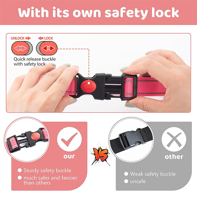 Wehao Reflective Dog Collar Adjustable Safe Durable Lightweight Comfortable
