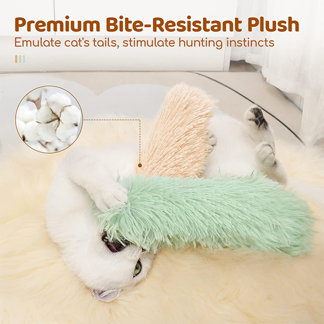 Wehao Soft Plush Crinkle Catnip Toys