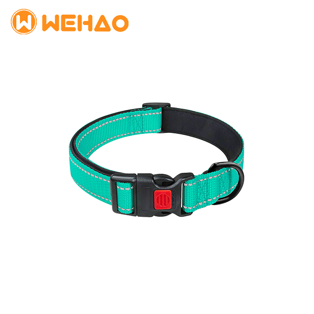 Wehao Reflective Dog Collar with Padding for Safety Comfort