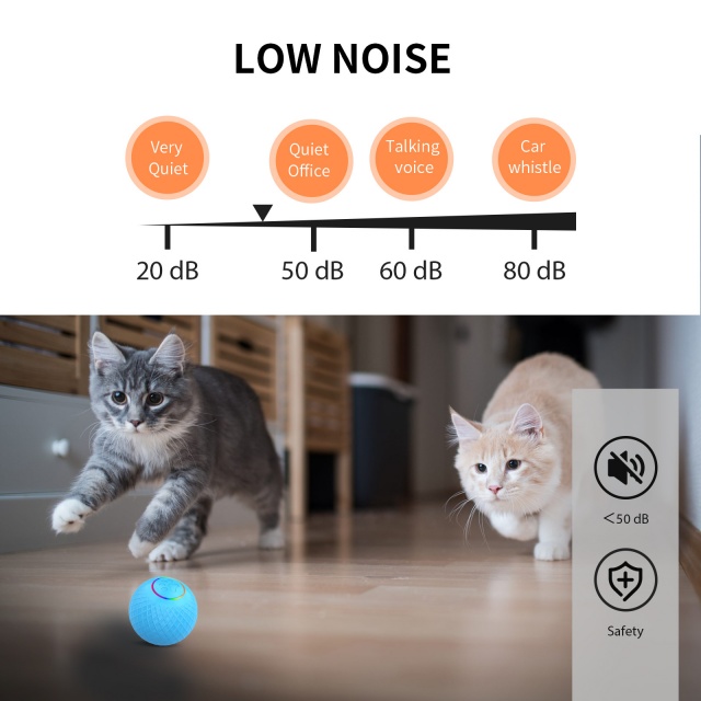 Cat Toys Manufacturer Interactive Remote Automatic Ball Chaser Toy