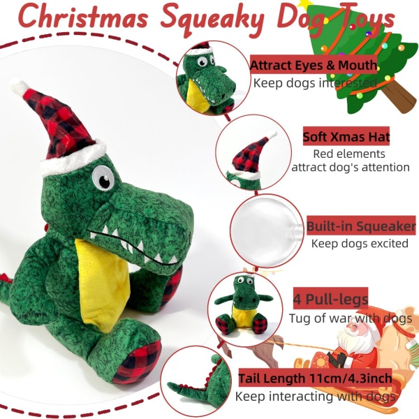 Christmas Squeaky Dog Toys